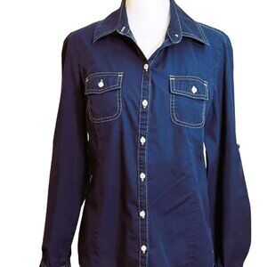 Tommy Hilfiger Button Down Shirt Long Sleeve size M